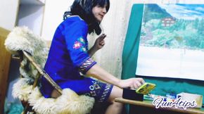 She Is Addicted to Smoking Cigarette