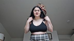 Giantess Bullies Tiny With Post-Date Feet