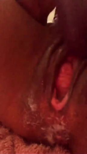 Jamaican Girl Sky Creams on Vibrator