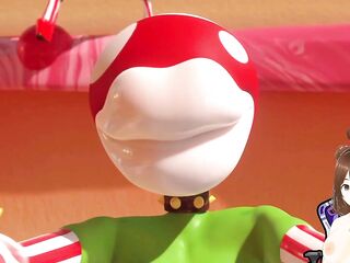 Princess Peach from Super Mario Bros has a group sex - Jazziuu