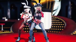 mmd r18 Bismark and amp Graf KILLER B 3d cartoon nsfw ntr