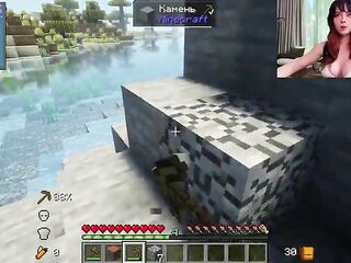 Hawt Banging with Breasty Sweetie Fox After Playing Minecraft