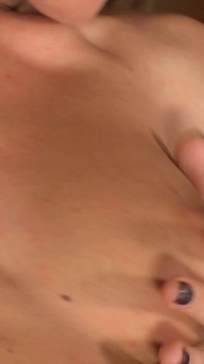 Skinny Petite Russian Cristal May Plays with Her Ass