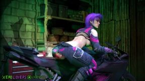 The Wraith & Yui Kimura starring in Biker Girl!! (Dead by Daylight)