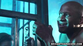 Caged PAWG Sodomized By Totally Not A Creep