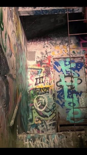 Trans Girl Public Fucking of a Trans Man in an Abandoned Powerplant