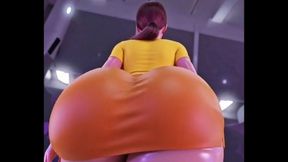 Girl with Giant Ass