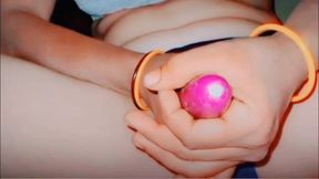 Erotic Asian Girl Lavanya Maeda Works with Vegetables and Thinks About Her Friend's Cock and Cums in Pussy - Amazing Indian Porn