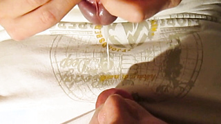 Gulping Monstrous Spunk Geyser - Amateur Twunk Enjoys It Cream colored