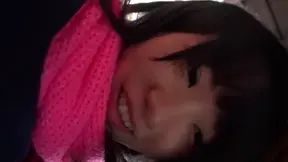 Amateur girl with tiny tits Yuna Kimino sucks and licks cock 5