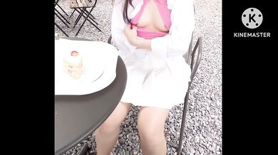 ให้แฟนโนบราไปร้านอาหารมีนมโผล่ด้วยPublic(ไทย)Ep.1