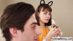 Blooming nymph - big cock movie - Fucking Skinny