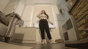 Smoking & Crushing Cigarettes Under My Converse (Camera Floor Angle)