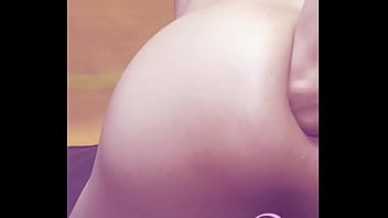 Pink Dildo all the way in my Ass, Fisting and Belly Bulge