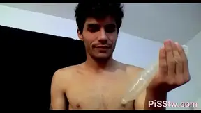 Twink Takes Control: Jerm Off Golden Shower Fun – HotSoloGay 18+