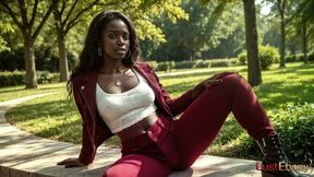 fucked an ebony girl in the park and came in all holes [ai]
