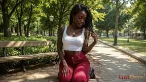 fucked an ebony girl in the park and came in all holes [ai]