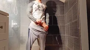 Showering Fully Clothed. Sexy Wet Body. Stripping Stroking Deleted From