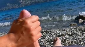 Amateur Latina couple in outdoor reverse cowgirl