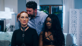 ”Sexy black COUGAR Ana Foxxx submissive pawg wifey Siri Dahl served hubby”