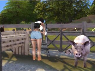 Large booty black trio cowgirls Diamond x Destiny