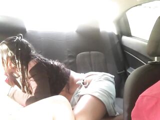 my allies get lascivious in my car on the way home.