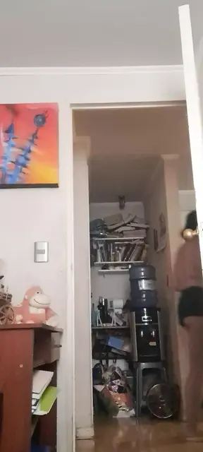 cleaning stepson's bedroom