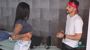 Brunette MILF El Técnico De Baña Con Su Semen Mariana Martix Gives Naughty House Martix Cap Vii