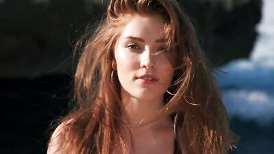 Two slim white babes banged by black guys at the beach