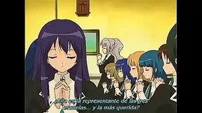 Yuri Anime Girls Explore Passionate Pleasures in Strawberry Panic Cap 01