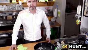 ”Fucking short haired brunette Lya Missy in exchange of funding for her husbands”