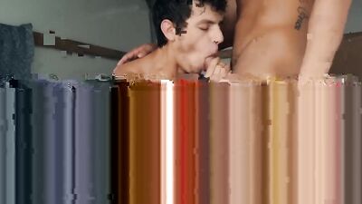 Beaux Banks & Kaleb Stryker are having anal sex in the garage