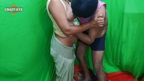 lndian Village Bhabhi Real Love Sex with 18yr Boy! Desi Sex