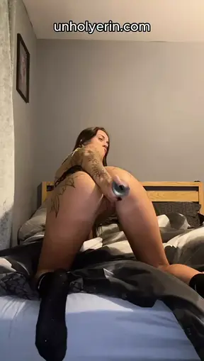 Scottish lass gets pounded by tattooed stud