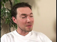 Goofy looking gays chomp and butt fuck, then gives him a facial