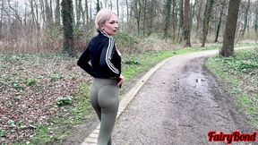 Blonde Babe Receives Massive Cock&#x1F346; Deep in Anus by Random Dude She Met Outdoors