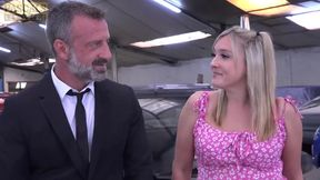 Pascal’s sub sluts Brit blonde Charlie Rae gets throat wrecked by husky dom