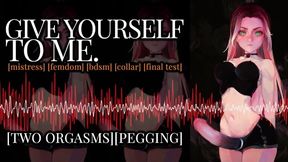 Erotic Audio Dark Embrace Mistress Femdom Roleplay Strap On Pegging Bdsm Collared