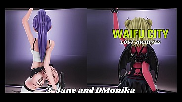 Waifu City Lost Archives, Jane and DMonika