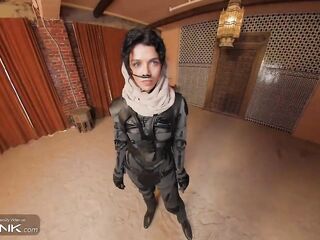 VR Conk: Lustful Teen Chani Sucks And Screws Paul's Penis In Dune Cosplay Porn Parody pt.three