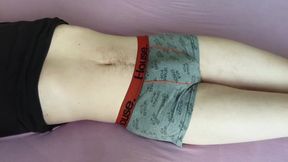 Horny Guy Cums Without Touching His Cock Hands Free Cumshot