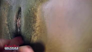 Ebony Temptress Skylar Has A Hard Clit-Rubbing Sesh Then Gets Fucked!