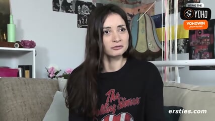 German Gorgeous Dark haired Playing Alone Using Fucktoys During Super hot Solo Getting