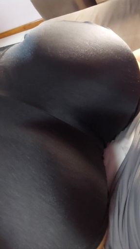 Step-sis Gets Pounded Hard After Teasing with Her Tight Gym Shorts