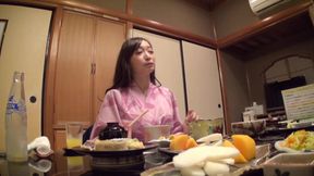 Hottie in sexy black stockings Claire Hasumi gets pussy stimulated