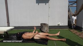 LILY DUPONT : EXITED WITH RIMMING AND CUM