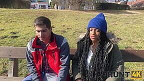 Ball-licking Busty Petite Ebony Fucks Bwc On Bus Free