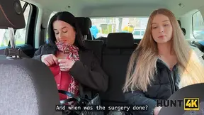 Hunt4K - Mommy and I show off our tits for some cash
