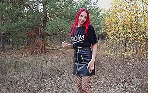 Zloy andrey, she did not expect how the walk in the autumn forest would end