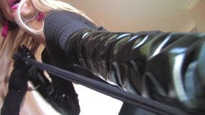 Lick My All Black Shiny Pants Ass (mkv)